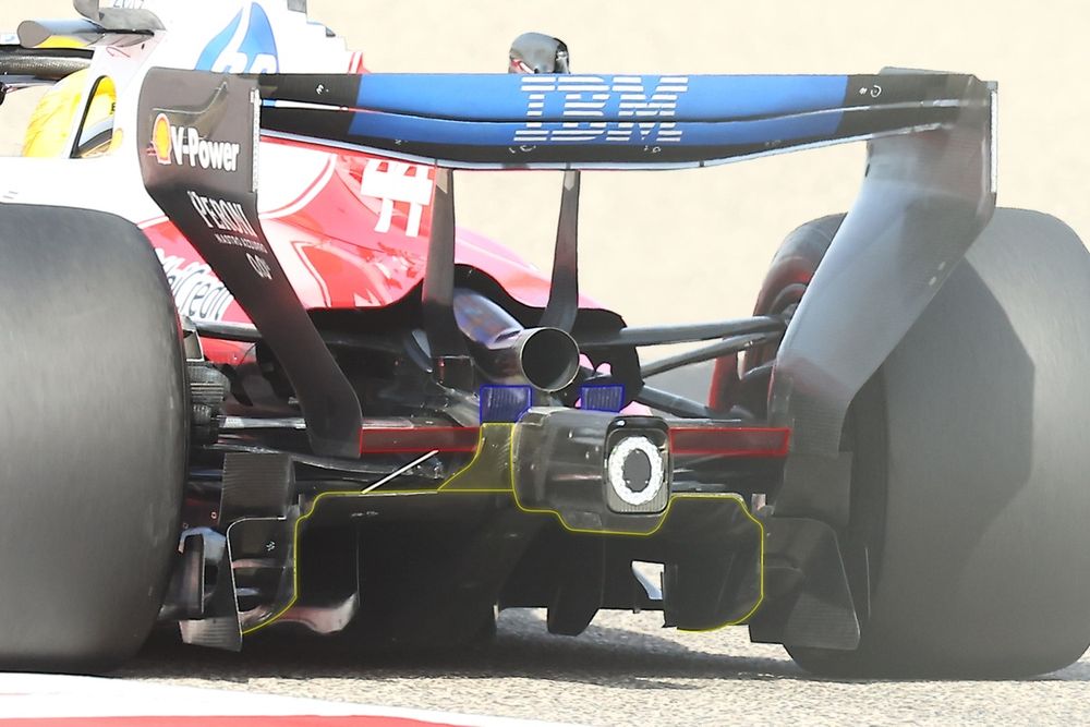 Diffusore Ferrari della SF-26
