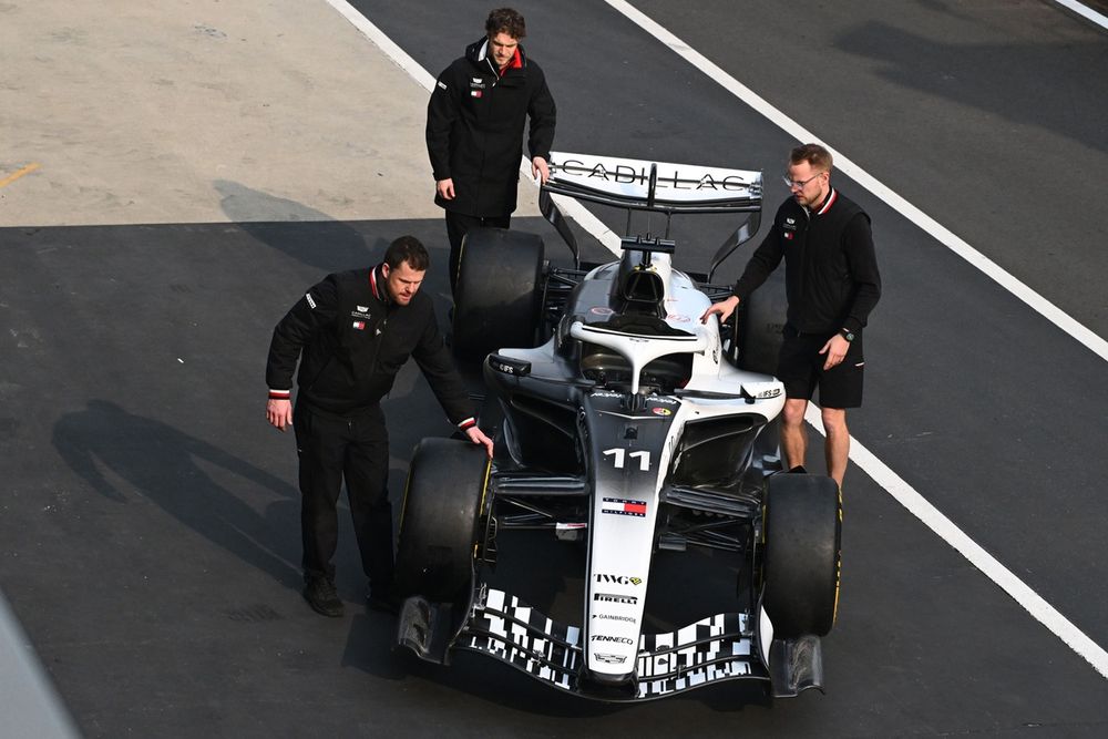 Car of Sergio Perez, Cadillac Racing