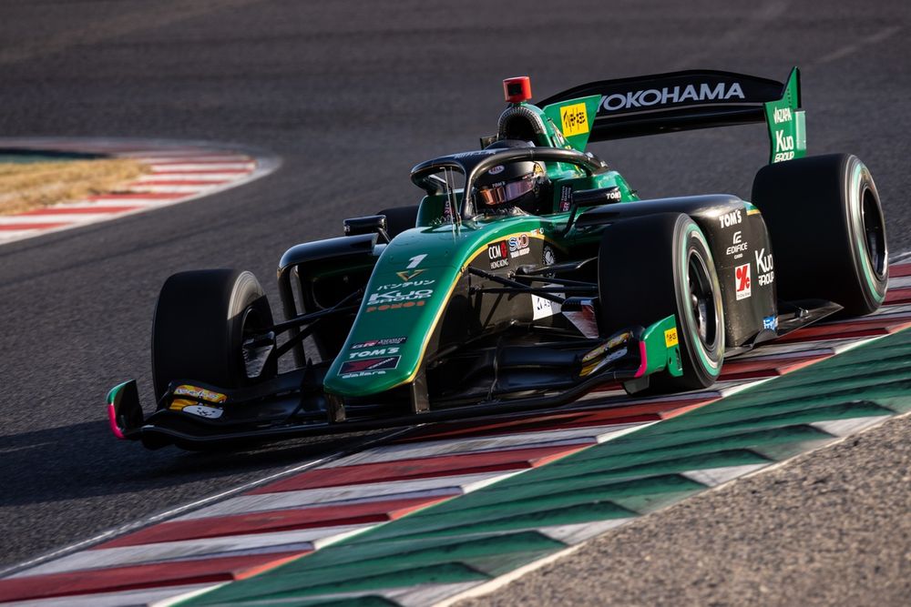 Ugochukwu topped the rookie times on the third day of the test - could he be the next foreign import into Super Formula?