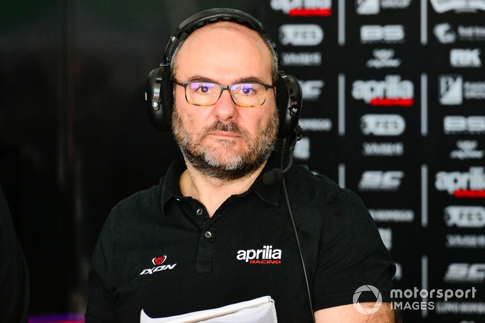 Fabio Sterlacchini. Aprilia Racing, ingeniero mecánico cum laude por la Universidad Politécnica delle Marche