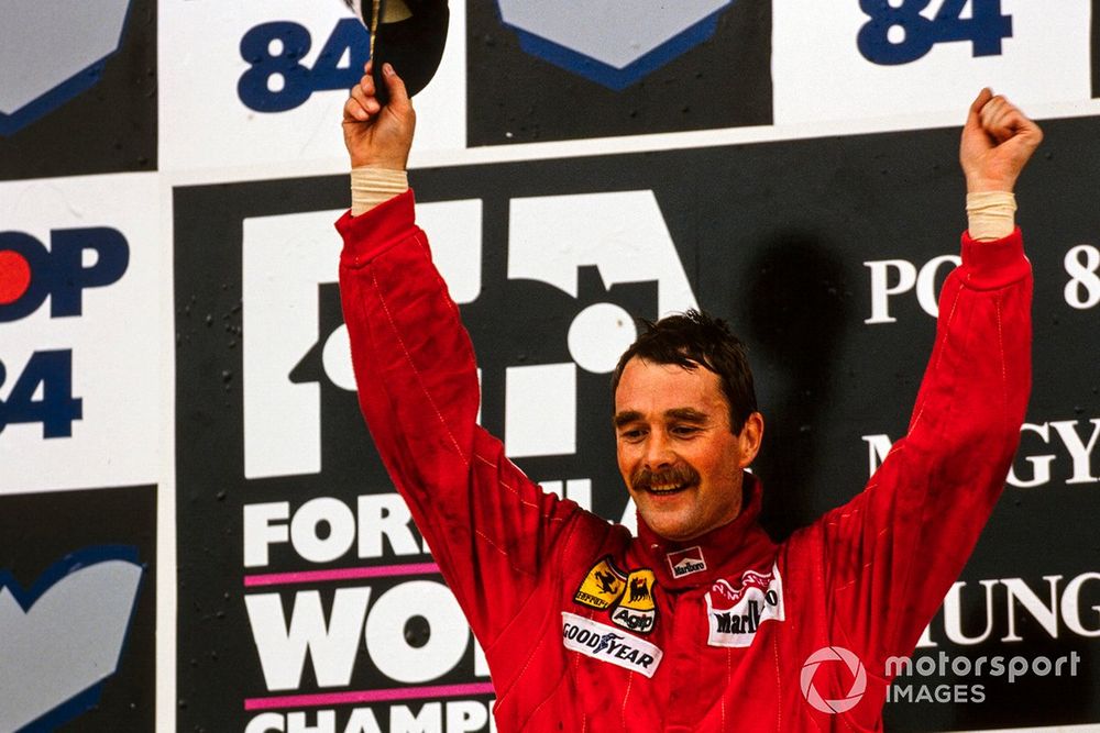 Mansell's Ferrari lacked the straightline speed of Senna's McLaren-Honda, so had to find another way to attack