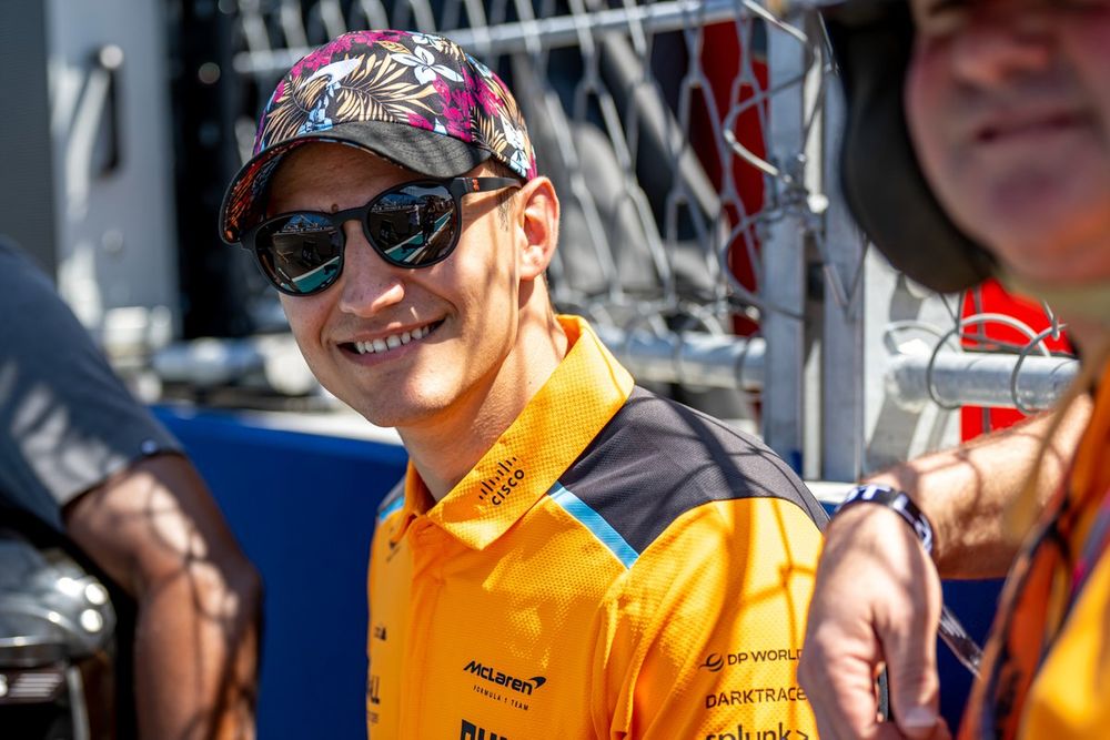 Alex Palou prepares to drive guests on the Hot Laps experience