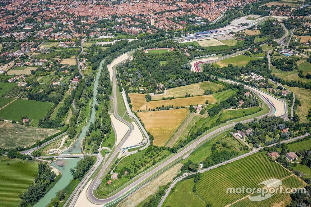 Imola circuit aerial view