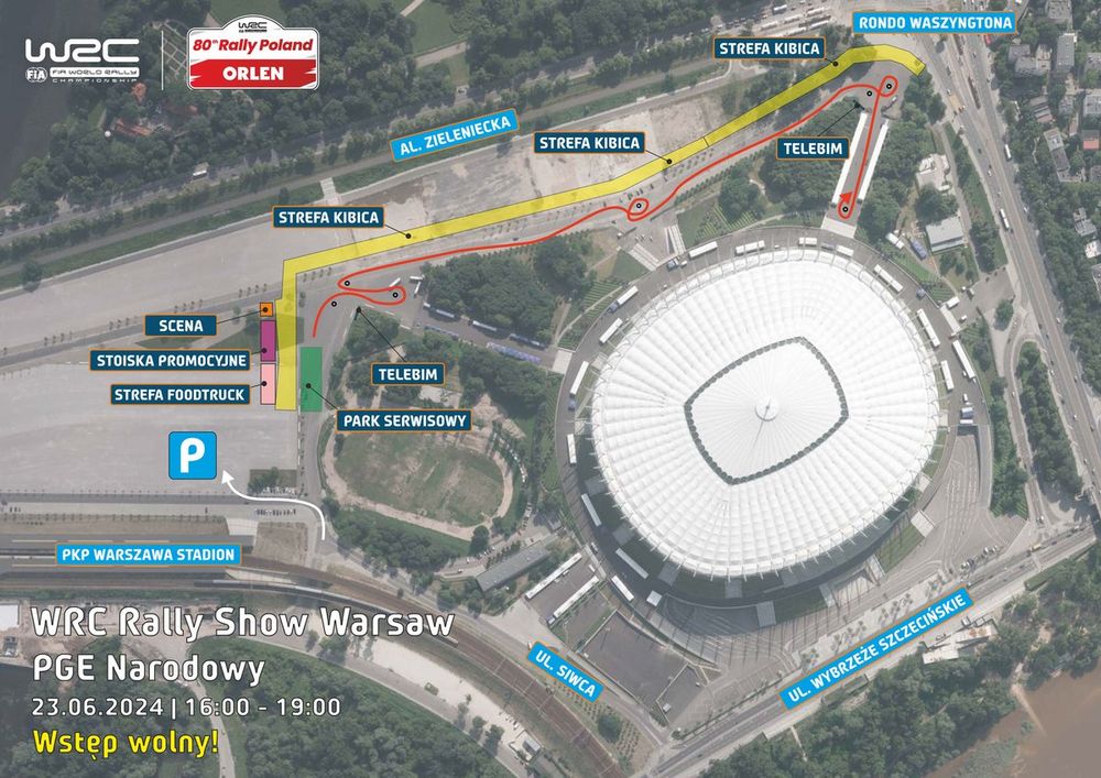 WRC Road Show Warsaw