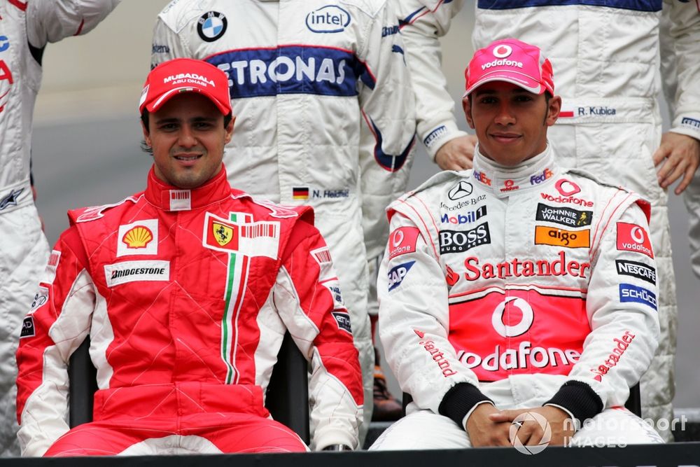 Felipe Massa y Lewis Hamilton
