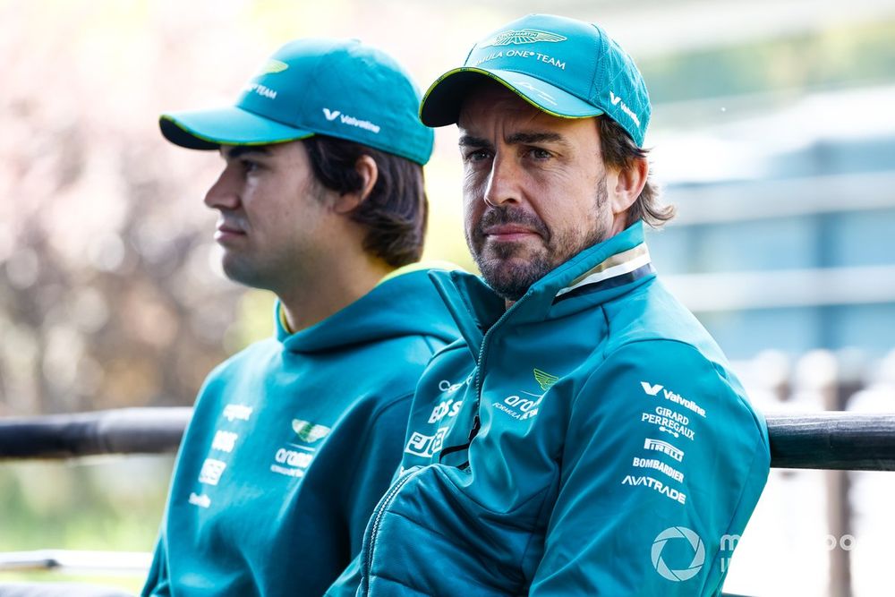 Fernando Alonso, Lance Stroll, Aston Martin F1 Team