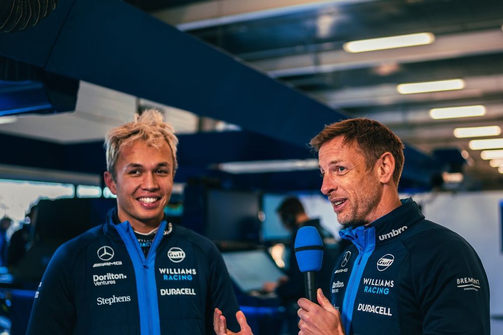 Jenson Button, Alex Albon, Williams FW45