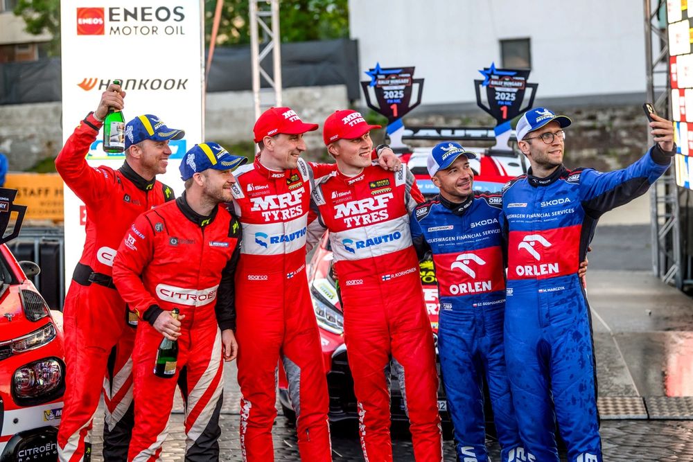 Podium Rajdu Węgier 2025