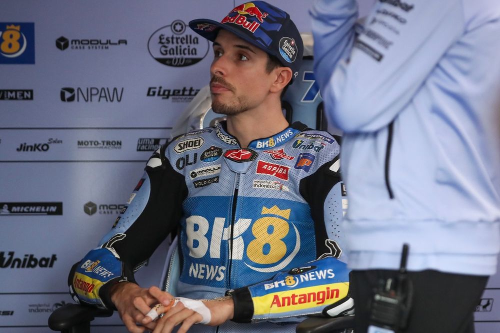 Алекс Маркес просачивается в Q2 на Гран -при MotoGP Czech после аварии