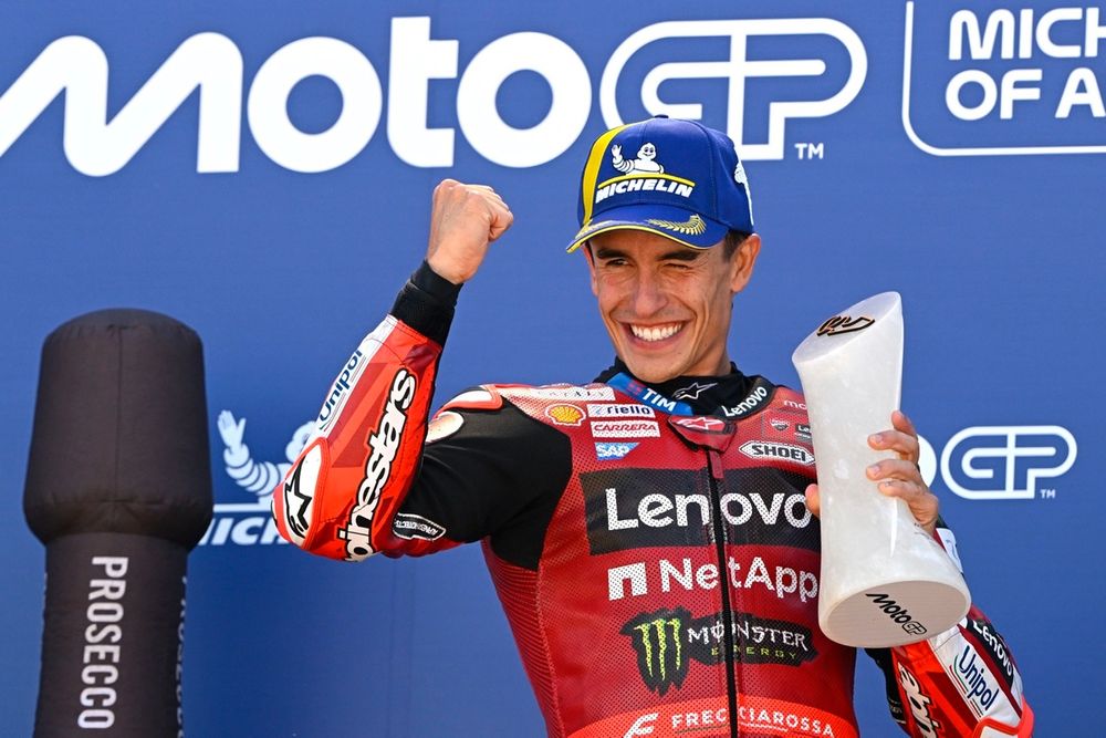 Marc Marquez is just 19 points off the championship lead