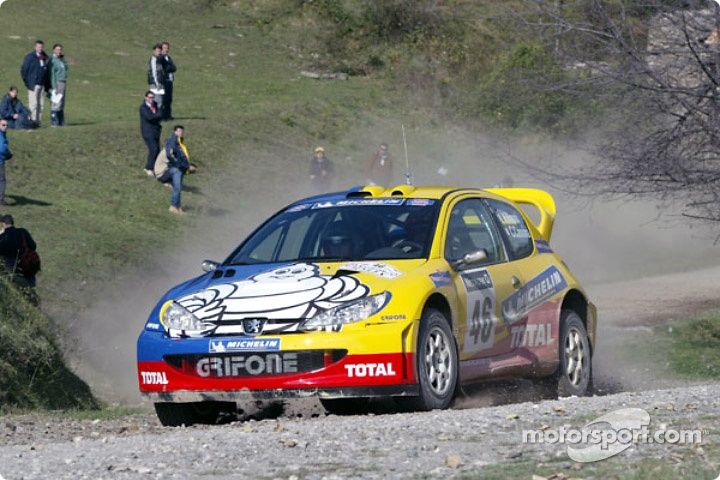 Valentino Rossi, Carlo Cassina, Peugeot 206 WRC