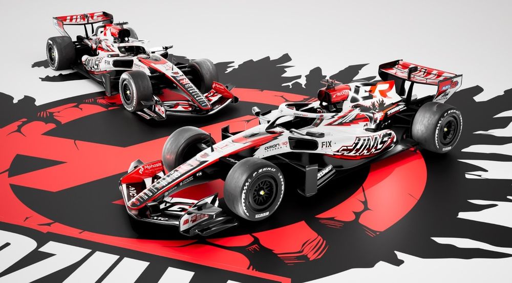 Livrea del Team Haas F1 per il Gran Premio del Giappone