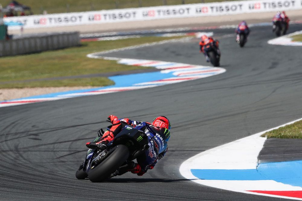 Fabio Quartararo souffre sur la Yamaha à Assen.