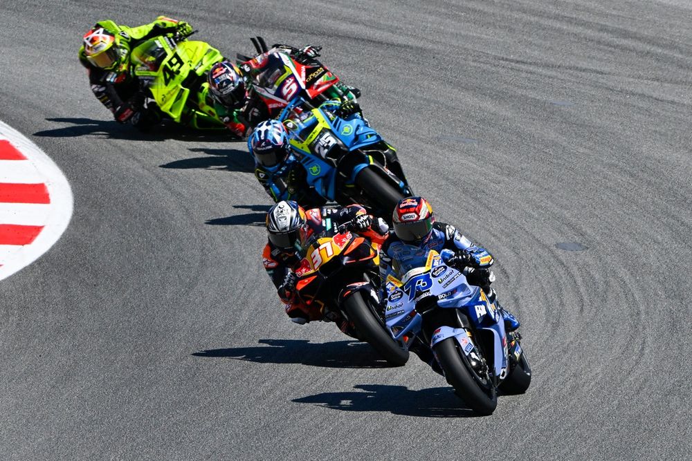 Johann Zarco a perdu des places pendant le sprint au GP de Catalogne.