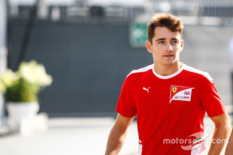 Charles Leclerc made his F1 testing debut with Ferrari in 2016.