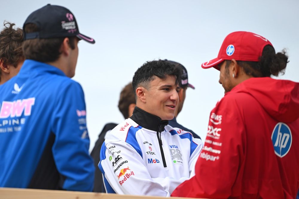 Lewis Hamilton, Ferrari, Isack Hadjar, Racing Bulls, Franco Colapinto, Alpine