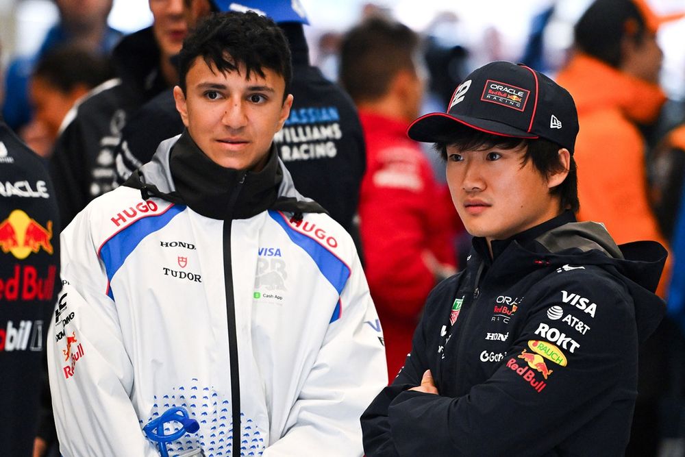 Yuki Tsunoda, Red Bull Racing, Isack Hadjar, Racing Bulls Team
