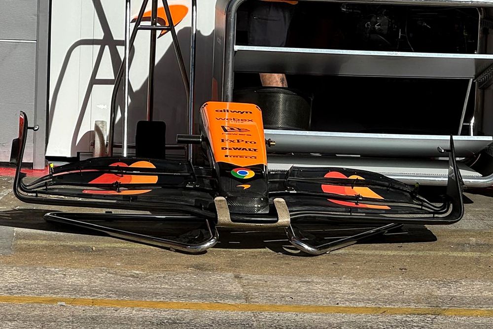 McLaren MCL39: ecco l'ala anteriore che dovrà soddisfare i nuovi criteri di verifica