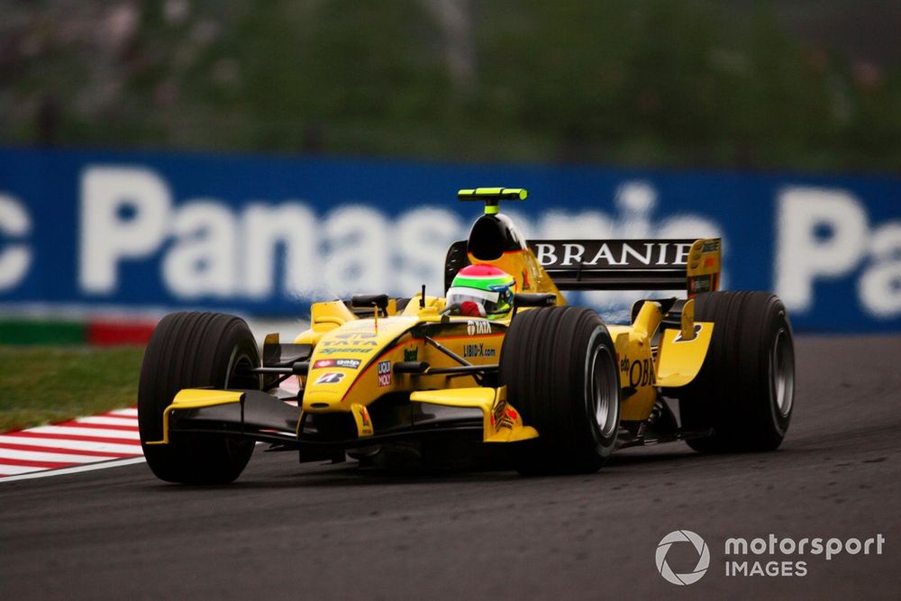 Yamamoto made his first steps towards the F1 grid when he sampled a Jordan in Friday practice at Suzuka in 2005
