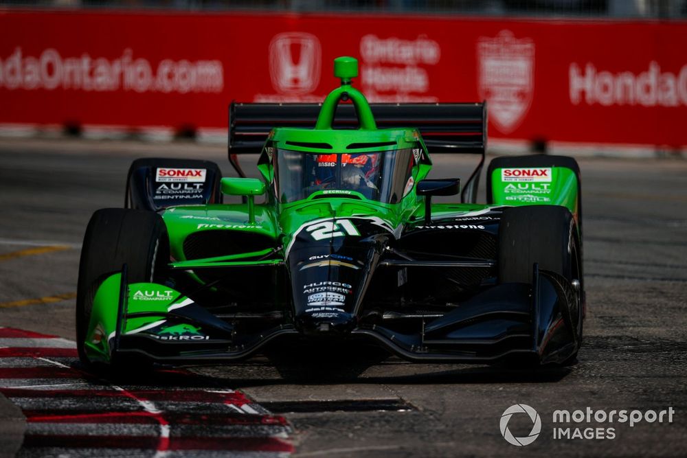 Rinus VeeKay kreeg eind 2024 te horen dat hij ECR na vijf jaar moest verlaten.