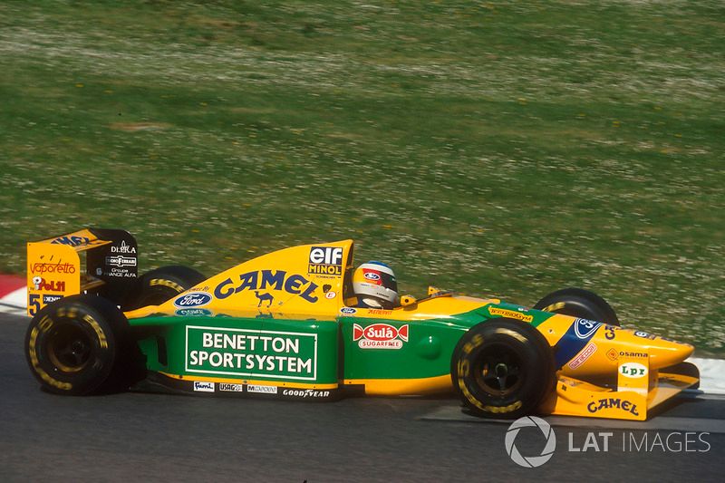 Benetton bemutatta reaktív szuszpenzióját a B193 -on