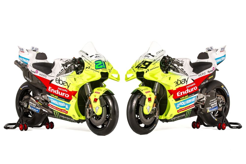 La moto del VR46 Racing Team para 2025