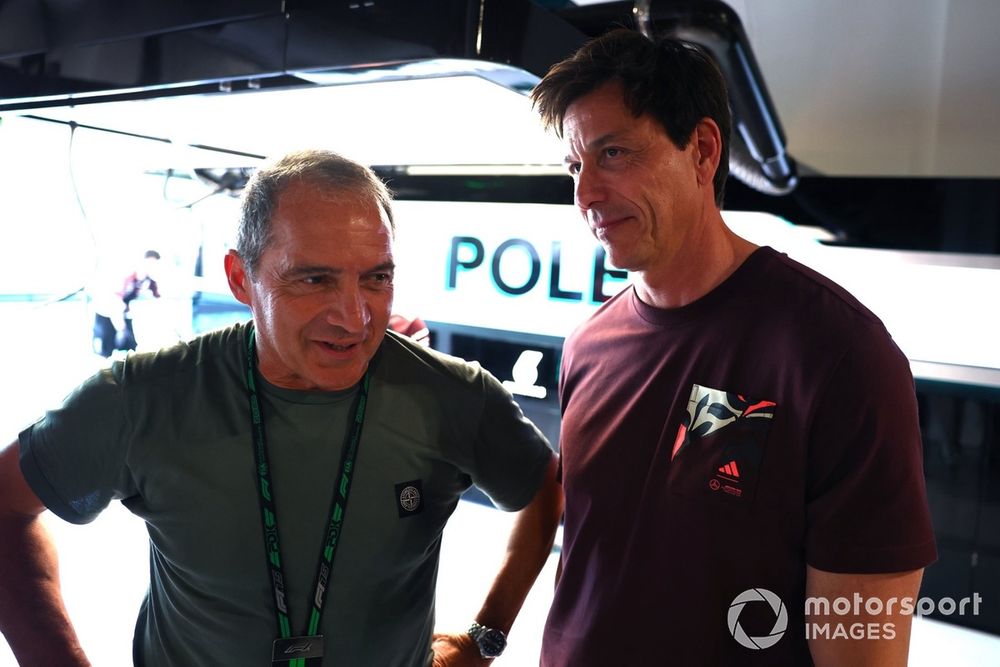 Toto Wolff z ojcem Andrei Kimiego Antonellego