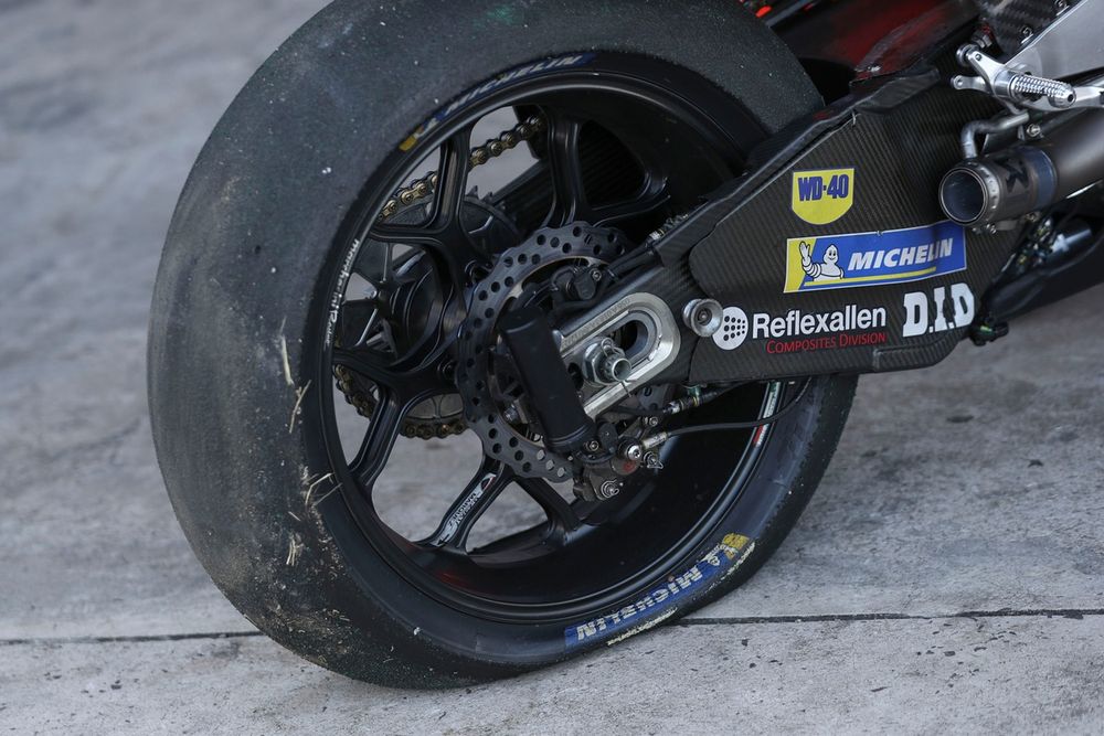 Marc Marquez's tyre problem was definitely terminal