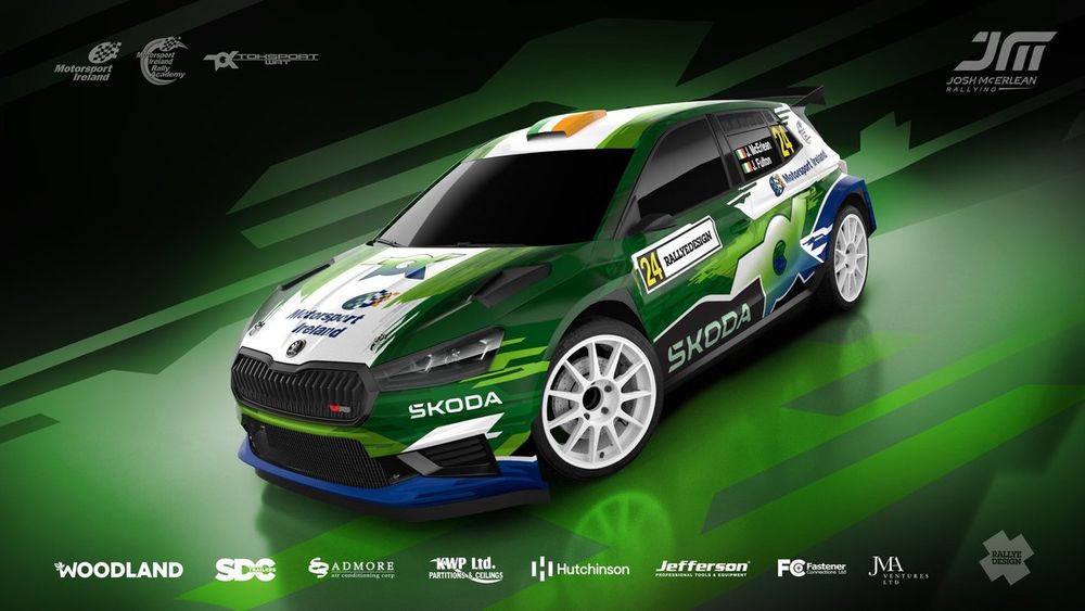 Josh McErlean, James Fulton, Skoda Fabia RS Rally2