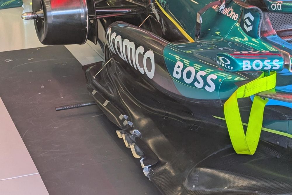 Aston Martin AMR25: así son los cambios en el suelo