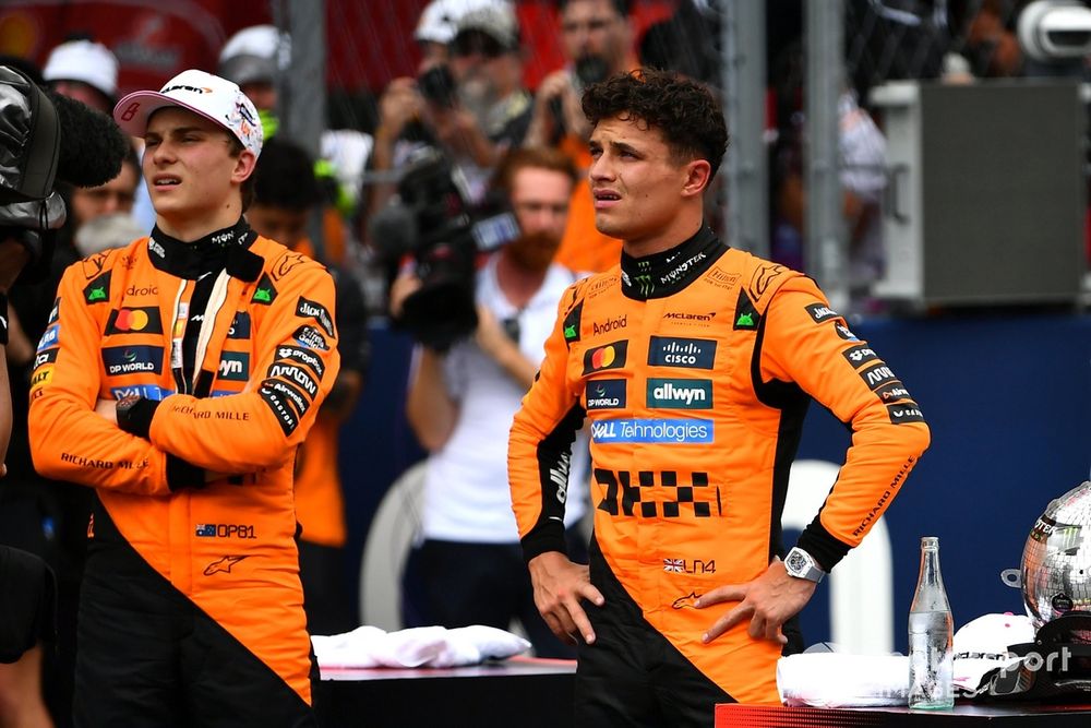 Lando Norris, McLaren, Oscar Pistry, McLaren