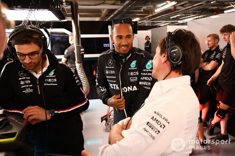 Lewis Hamilton et Toto Wolff.