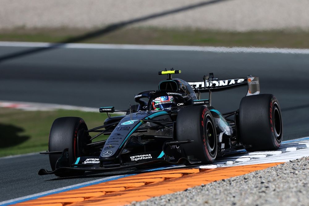 Kimi Antonelli settles for third