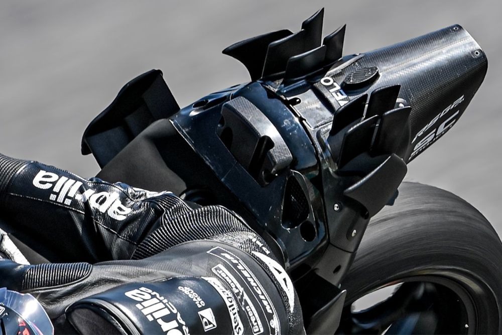 Aprilia RS-GP26, dettaglio del codone con 