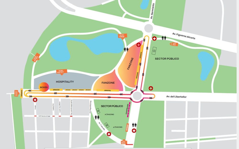 Circuito exhibición Franco Colapinto en Buenos Aires