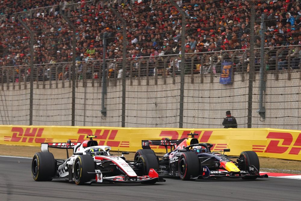 For Verstappen the Chinese GP was a midfield wrestle with the likes of Oliver Bearman's Haas