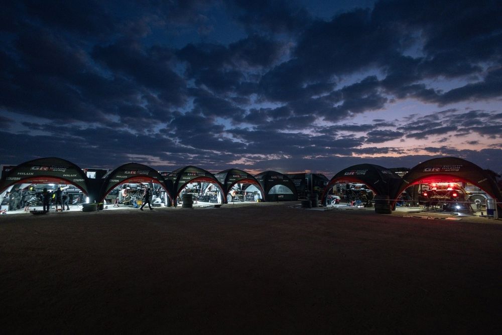 Toyota Gazoo Racing al bivacco