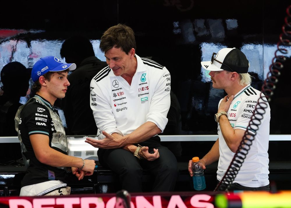 Andrea Kimi Antonelli, Mercedes, Toto Wolff, Mercedes