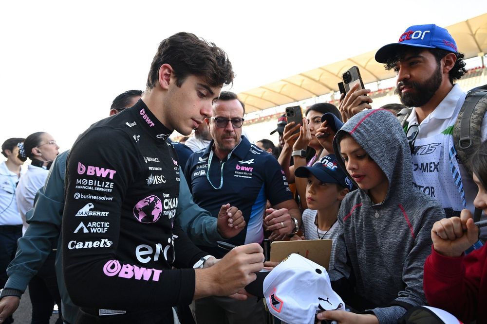 Franco Colapinto, Alpine, el jueves en el Gran Premio de México.