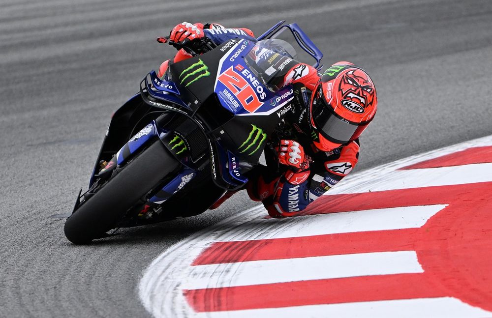 La Yamaha de Fabio Quartararo évolue peu en ce moment.