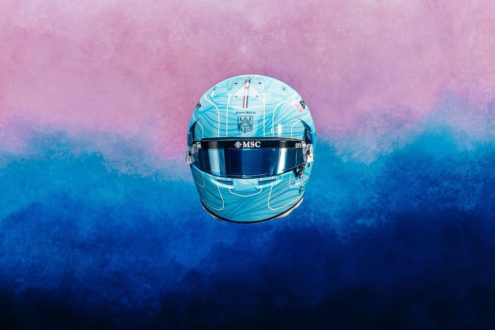 Helmet of Pierre Gasly, Alpine