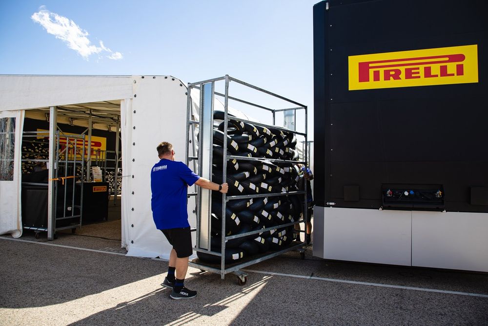 Les pneus Pirelli pour le MotoGP.