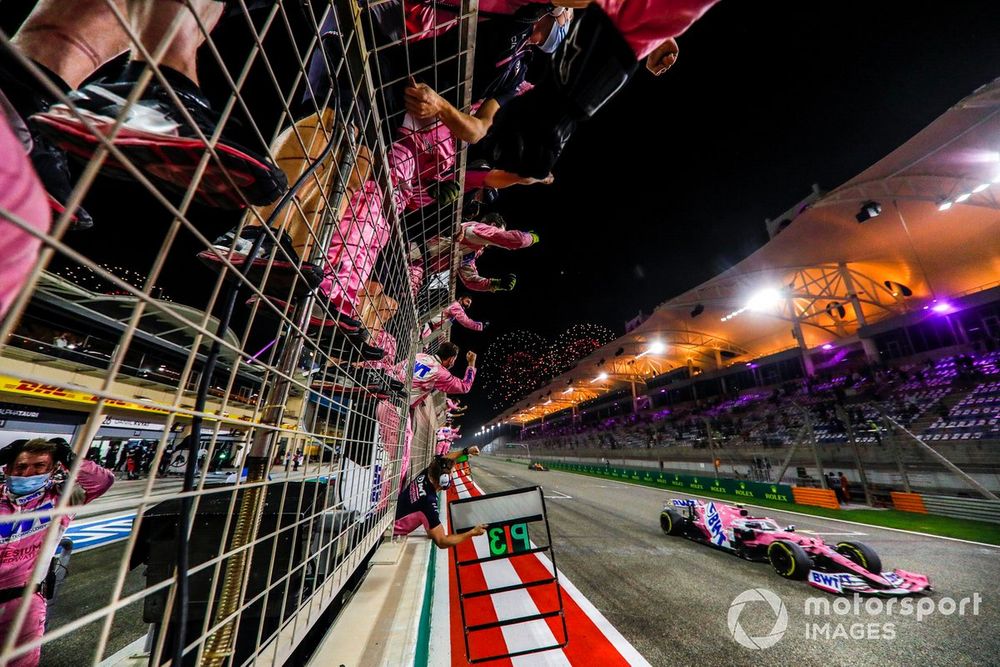 Lance Stroll, troisième du GP de Sakhir 2020.