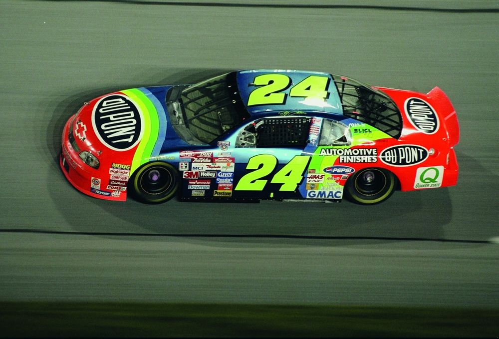 Chevy’s colourful livery and Gordon’s California roots stood apart in NASCAR