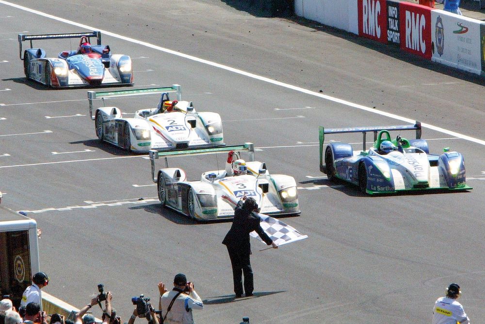 Le Mans victory #5: 2005, Kristensen (this time with JJ Lehto and Marco Werner) takes the flag