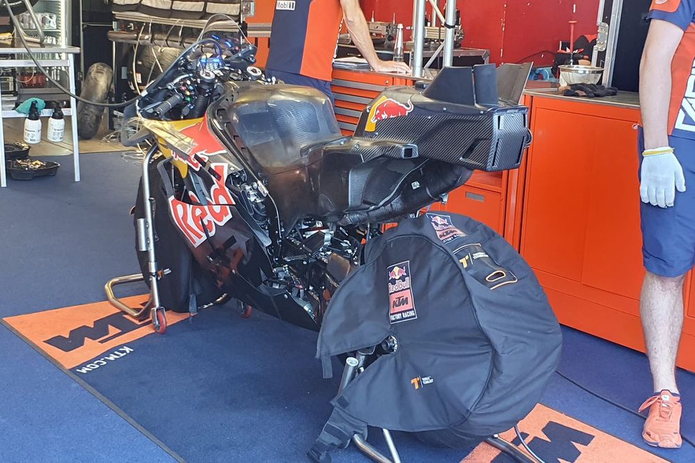 Dettaglio della KTM