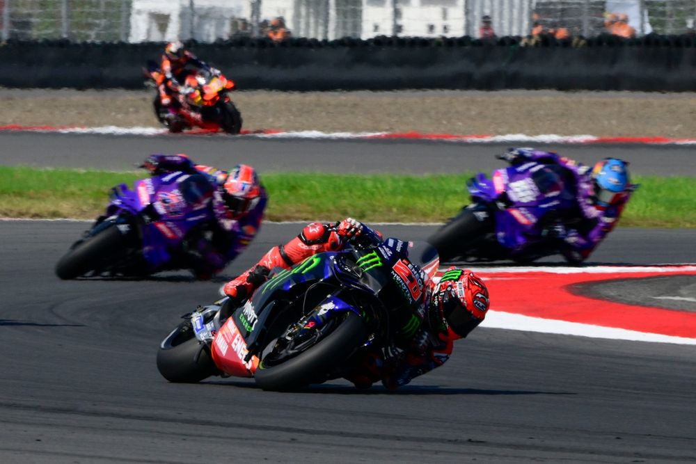 Sinds hij als leider uitviel in Silverstone, heeft Fabio Quartararo zich niet meer kunnen mengen in de strijd om de zege.