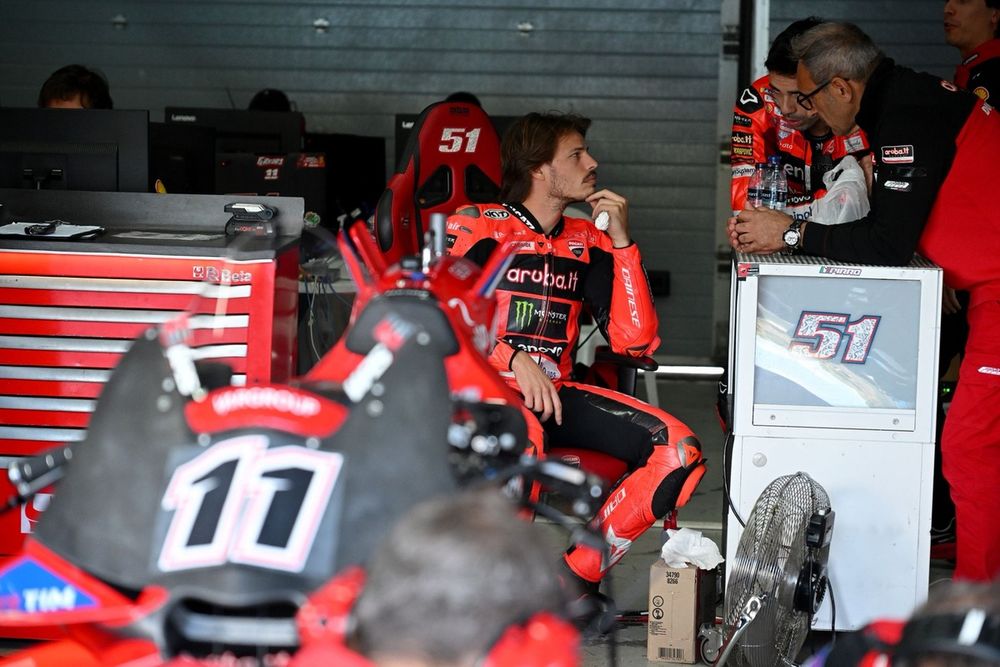 Nicolo Bulega, Ducati, lors d'un test à Jerez