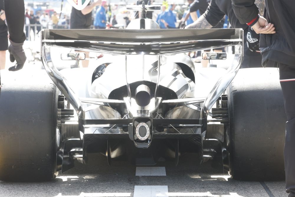 Detalle técnico del Cadillac en el GP de Japón.