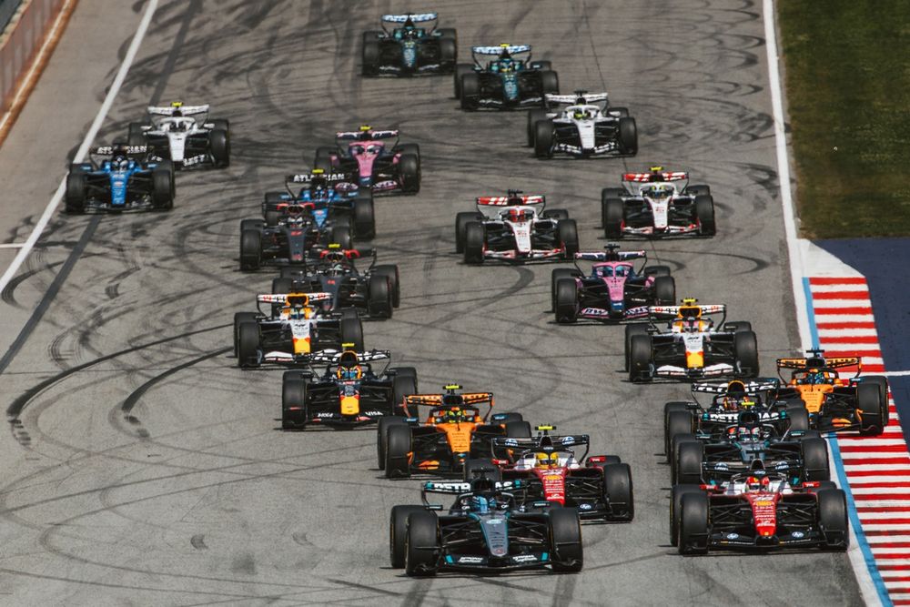 La partenza del GP d'Austria
